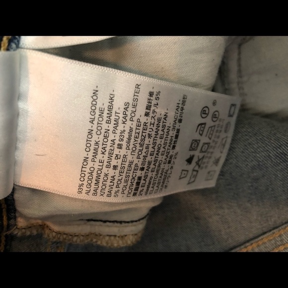 LEVIS 721 High Rise Distressed Skinny Jeans 26 - Picture 5 of 7